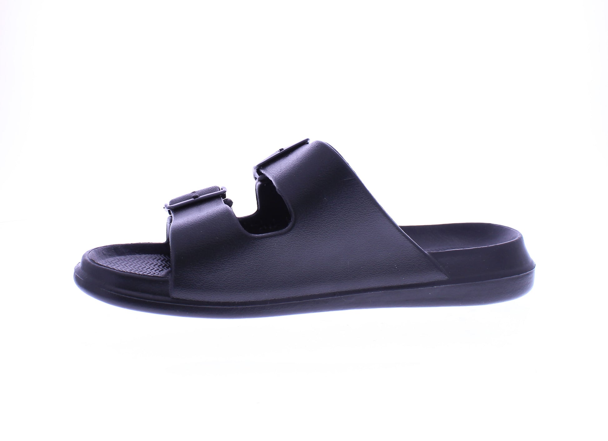 Women Double Buckle Strap Slide