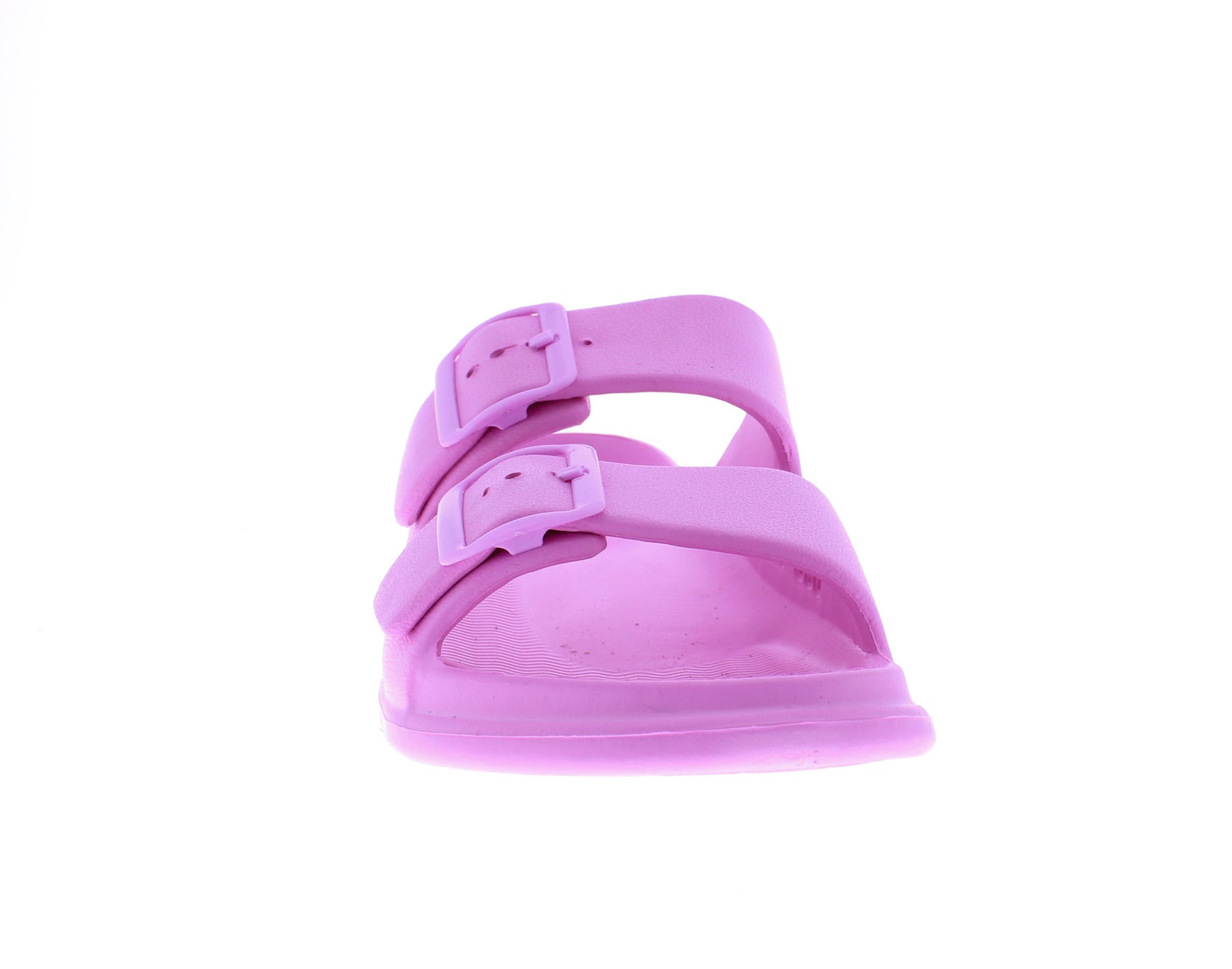 Women Double Buckle Strap Slide