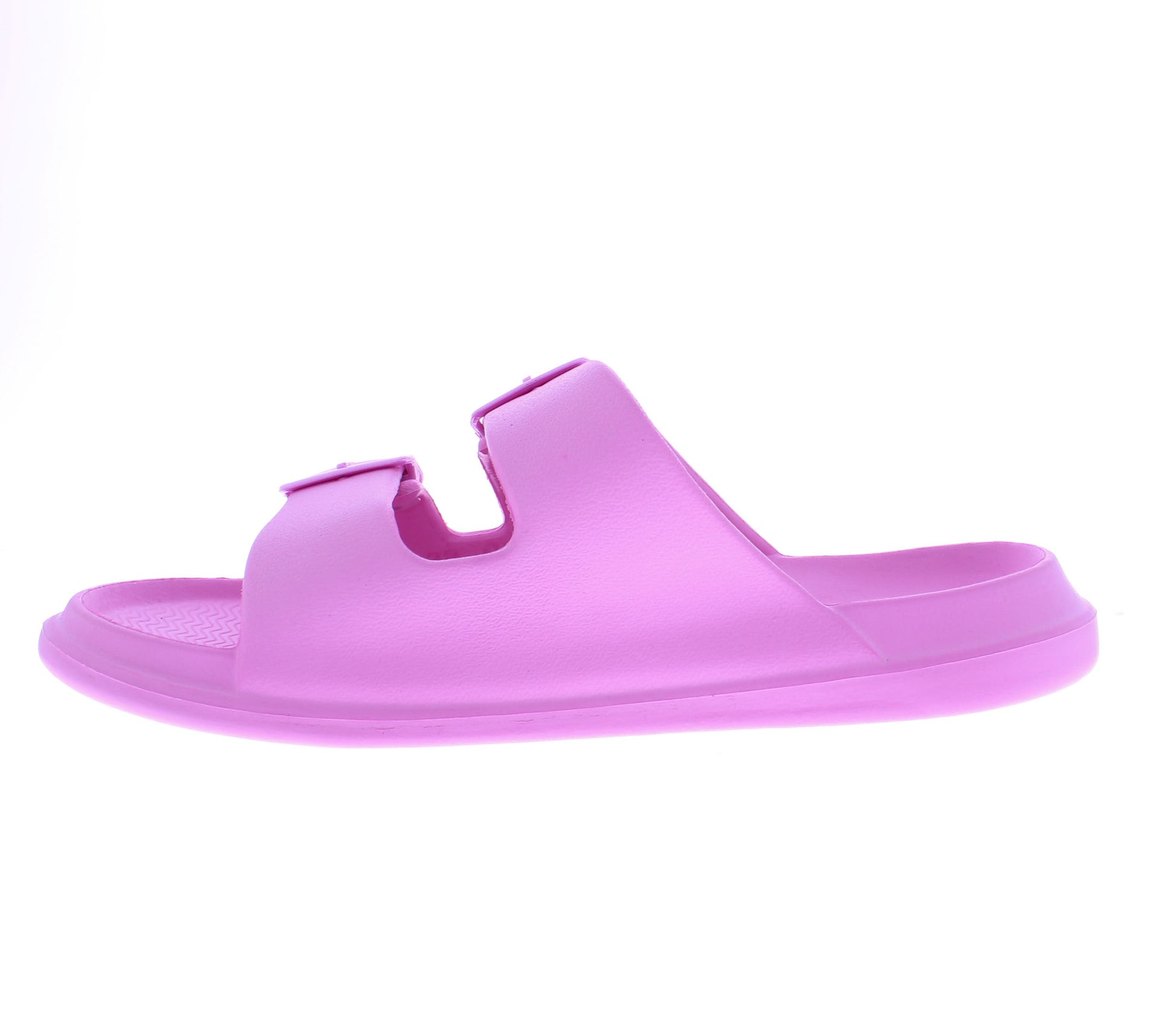 Women Double Buckle Strap Slide