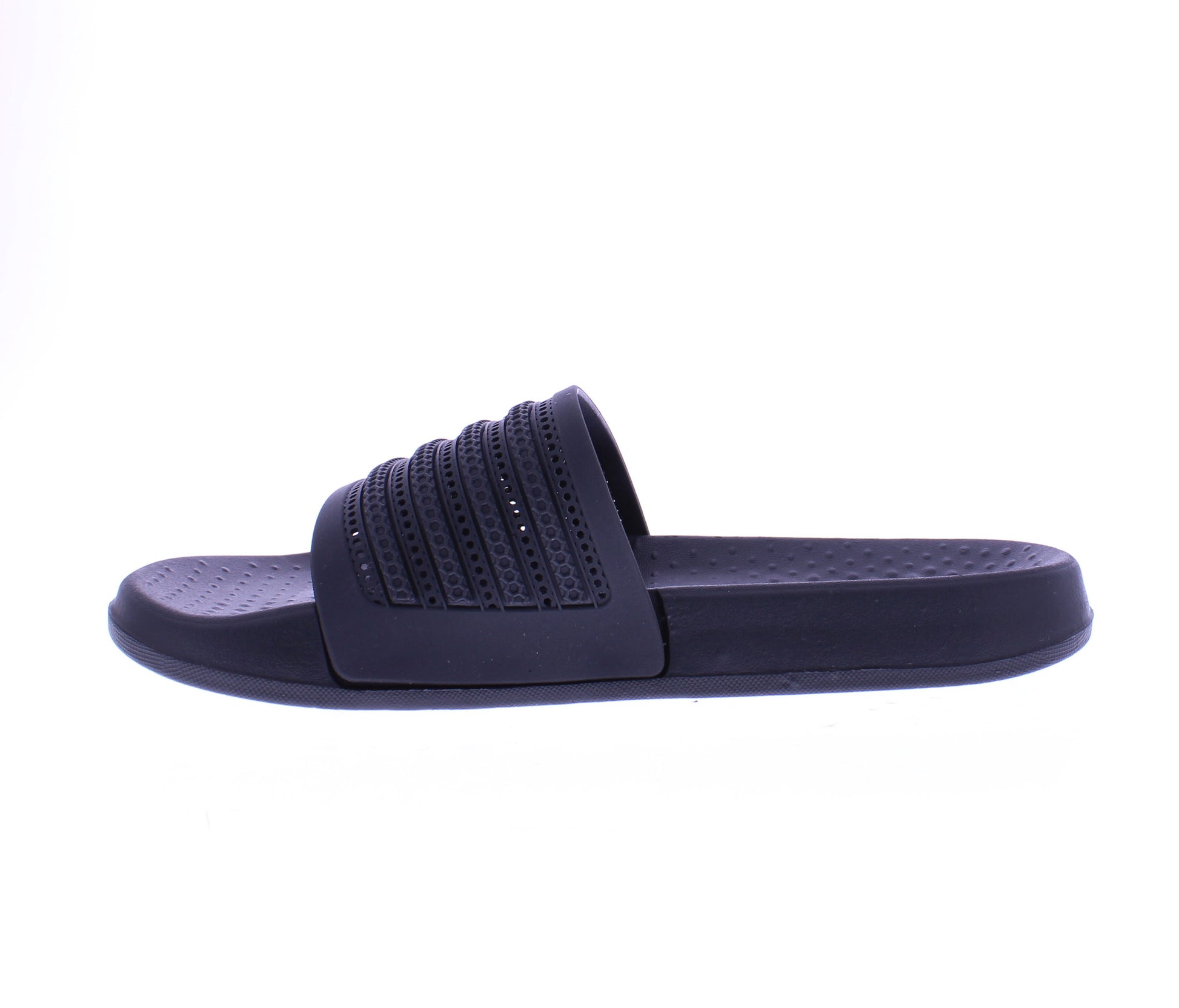Women Ribbed Stripe Slide