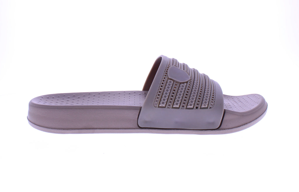 Women Ribbed Stripe Slide