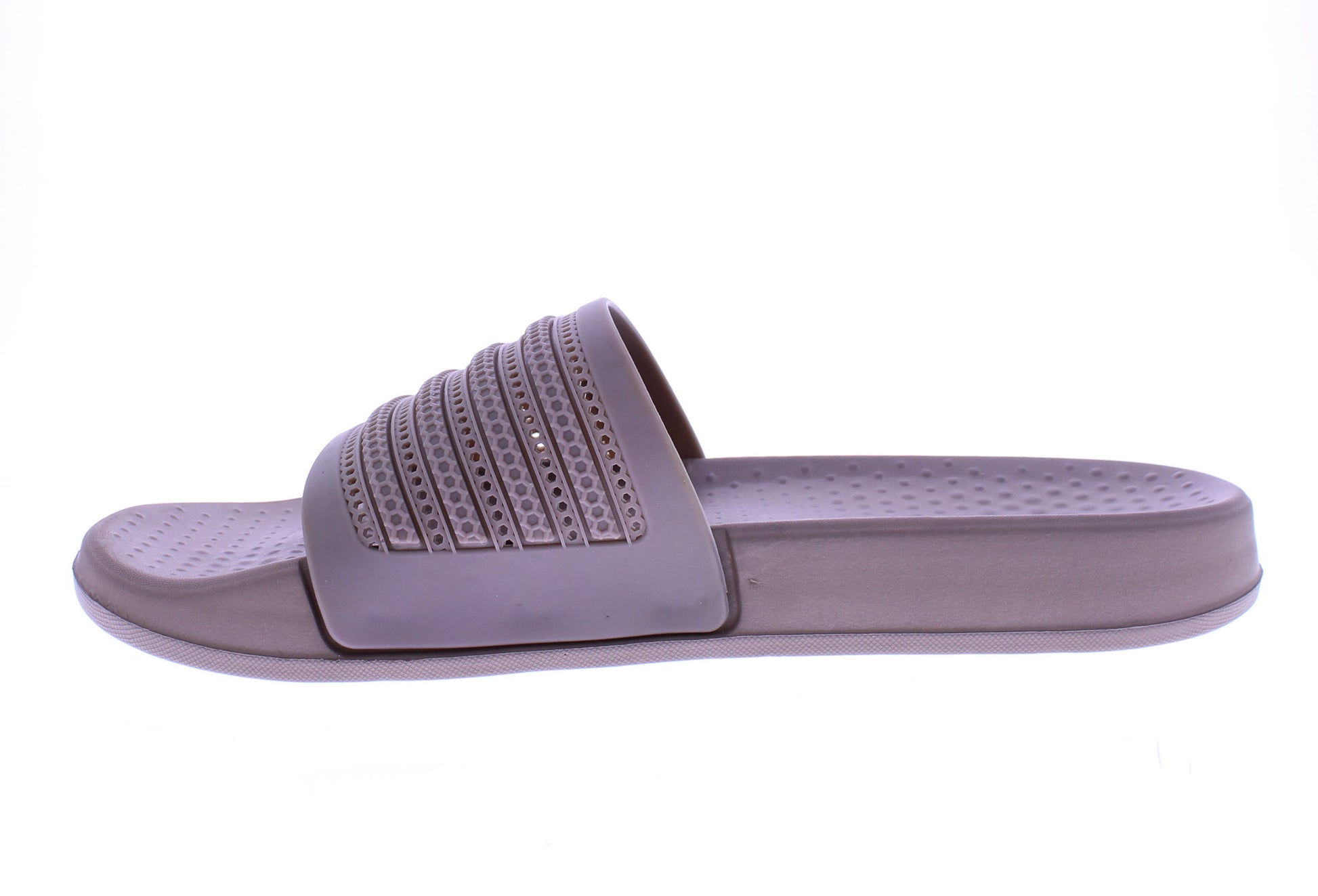 Women Ribbed Stripe Slide