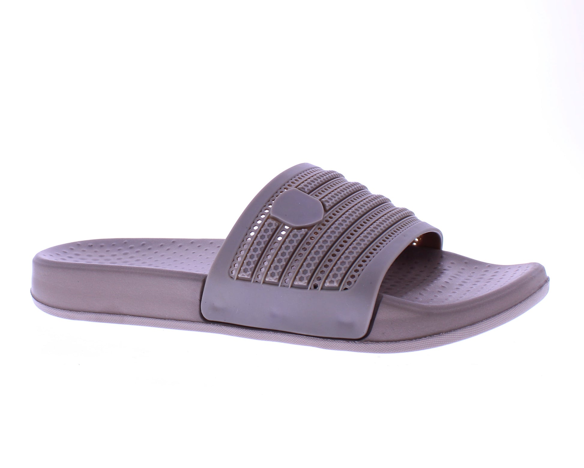 Women Ribbed Stripe Slide