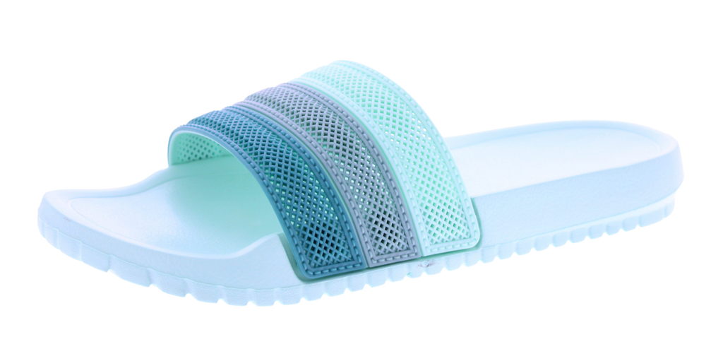Women Tricolor Slide