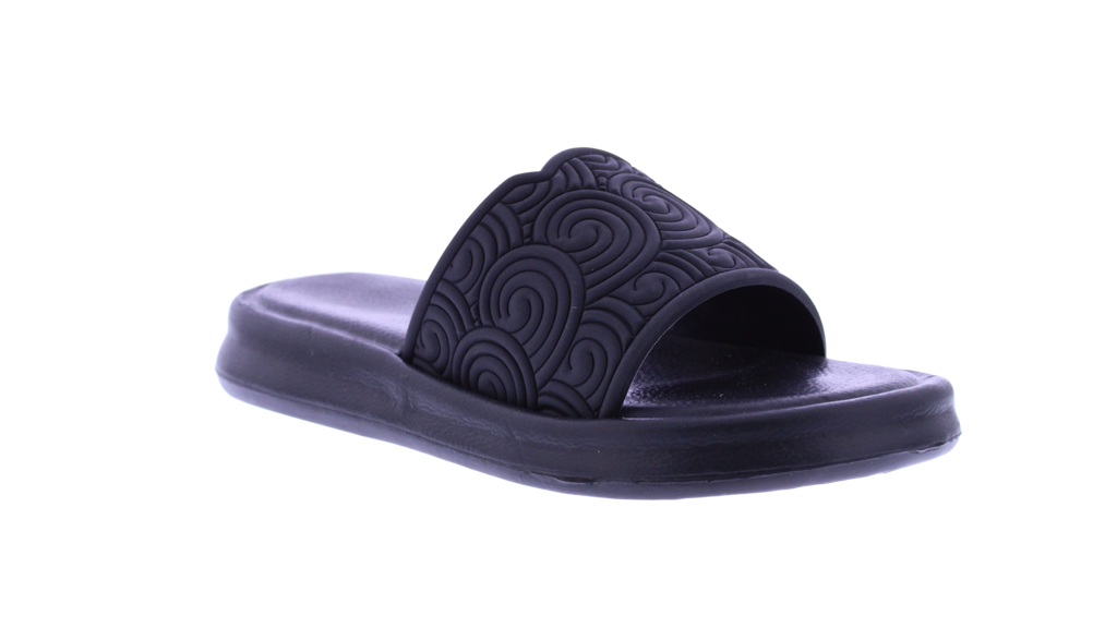 Women’s Embossed Swirl Slide