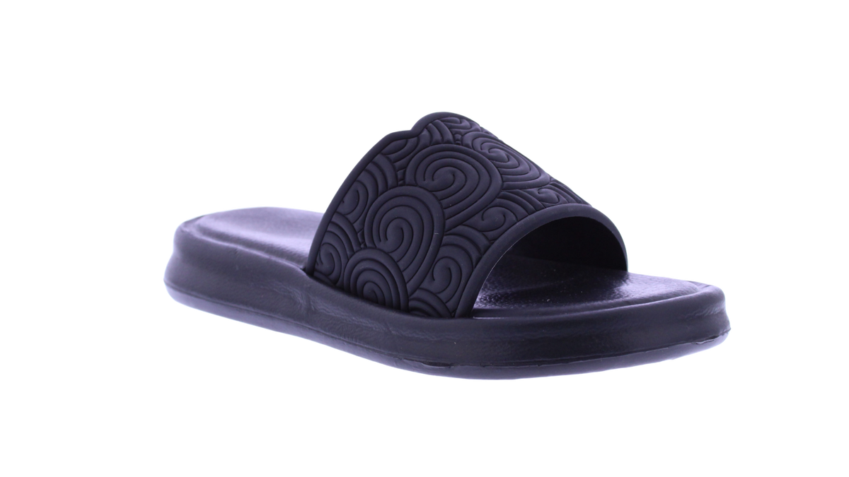 Women’s Embossed Swirl Slide