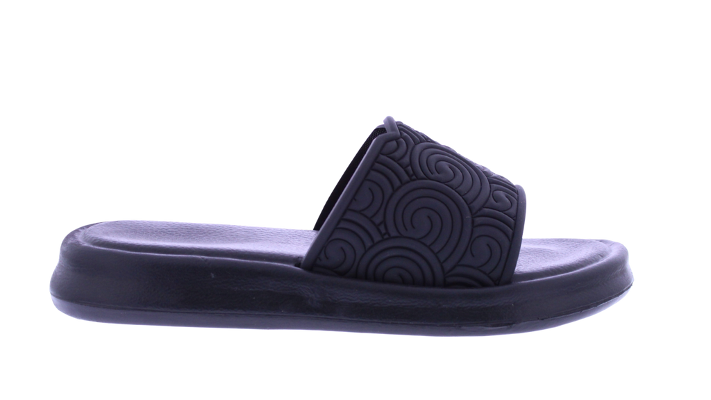 Women’s Embossed Swirl Slide