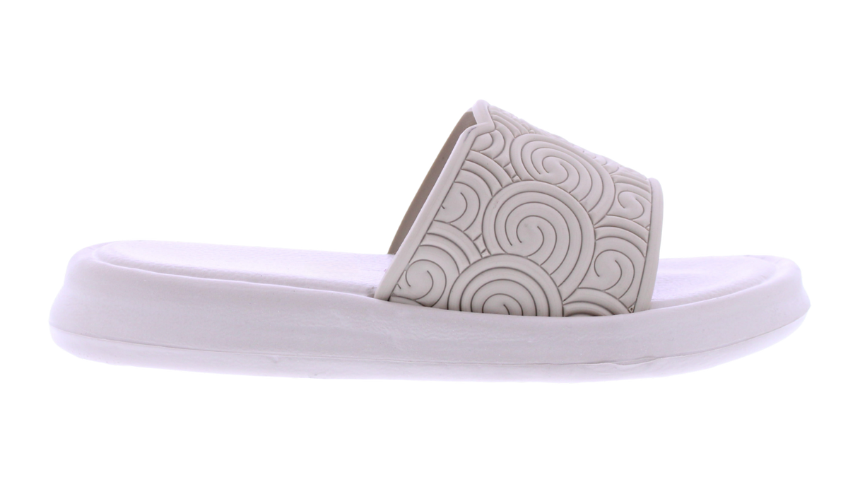 Women’s Embossed Swirl Slide
