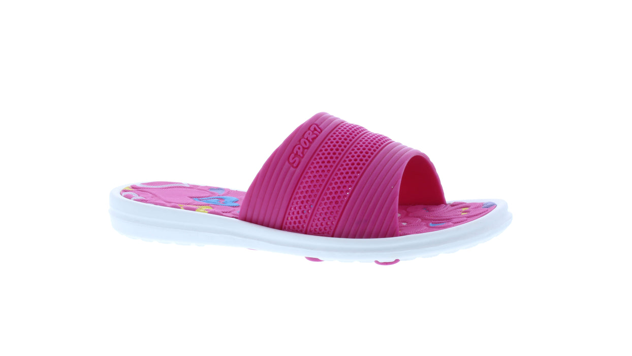Women Rubber Slipper with Hearts