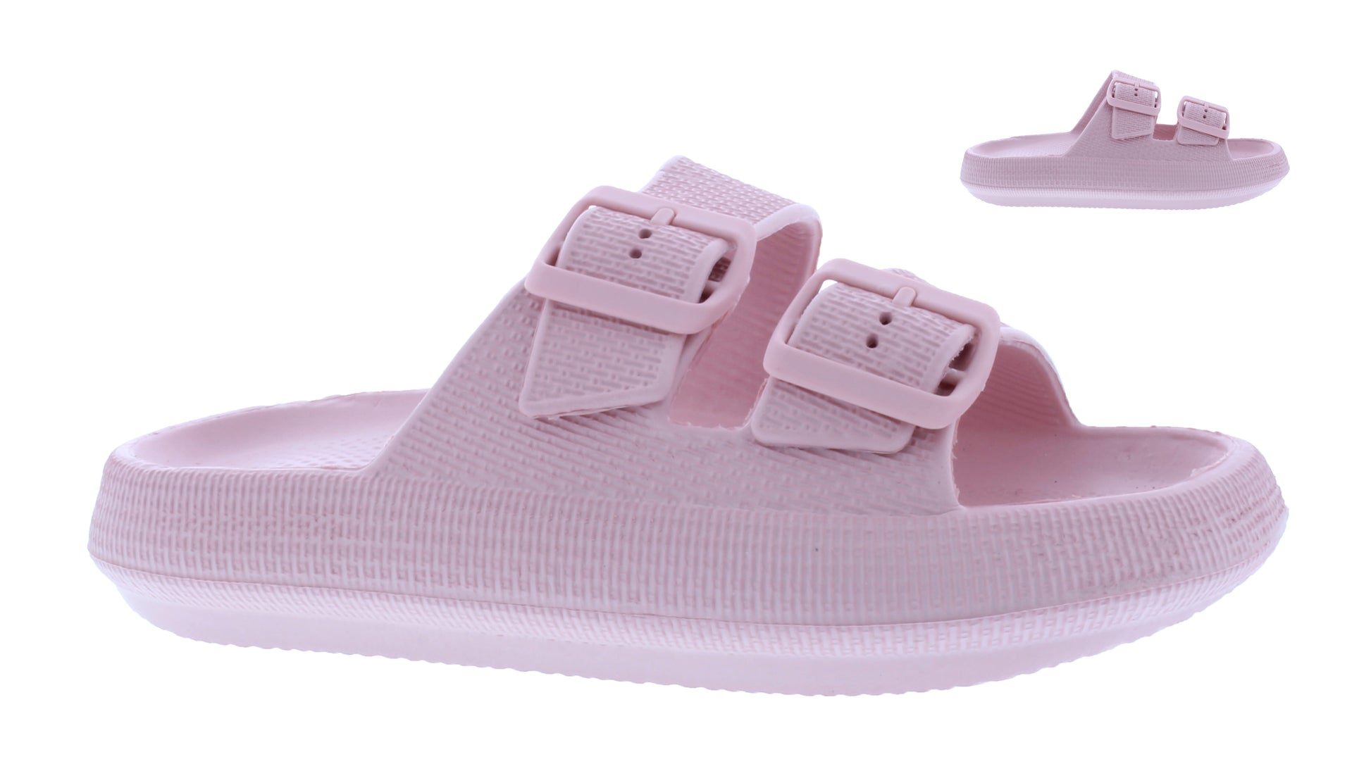 Women Double Strap Slide