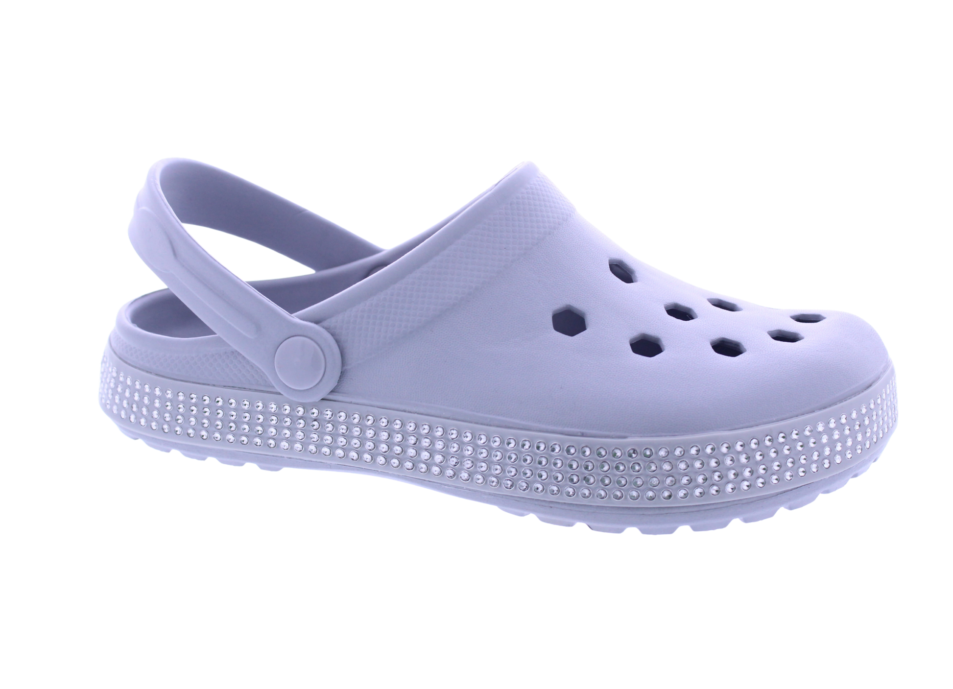 Women Clog with Rhinestone Band