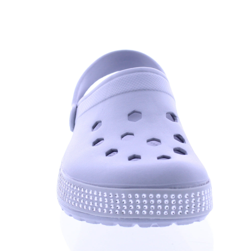 Women Clog with Rhinestone Band