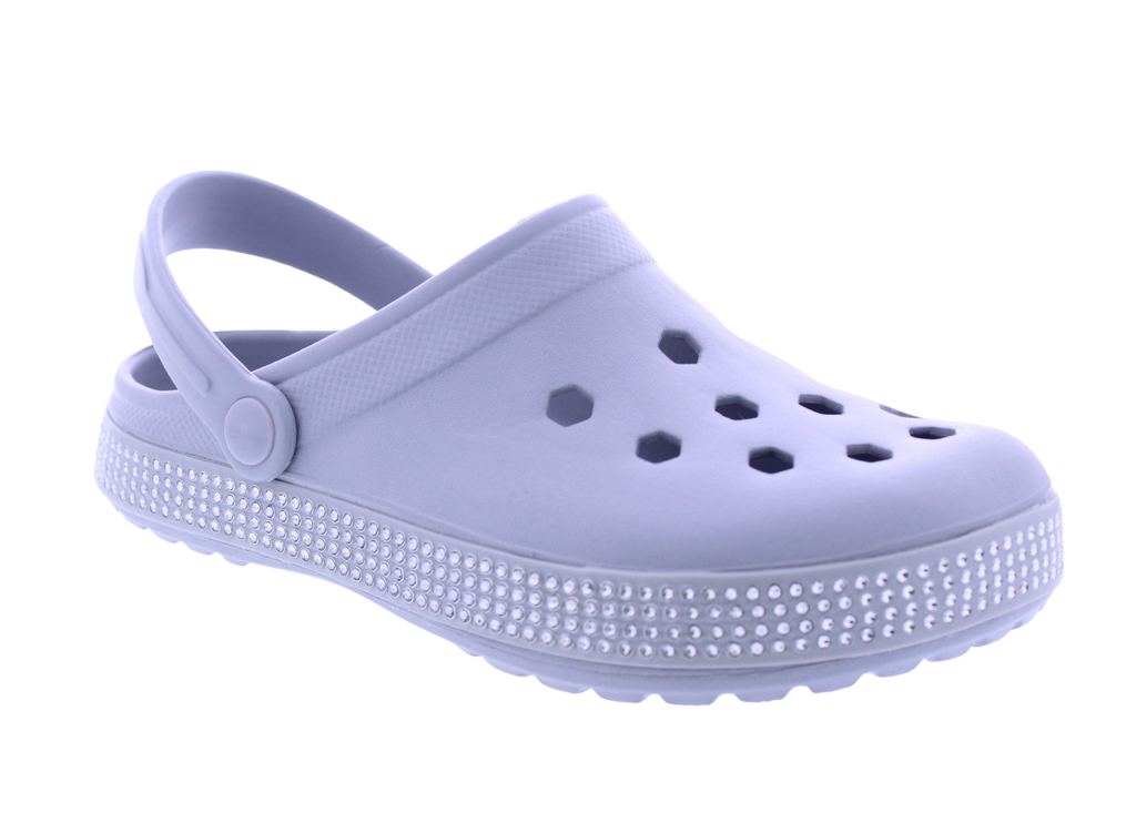 Women Clog with Rhinestone Band