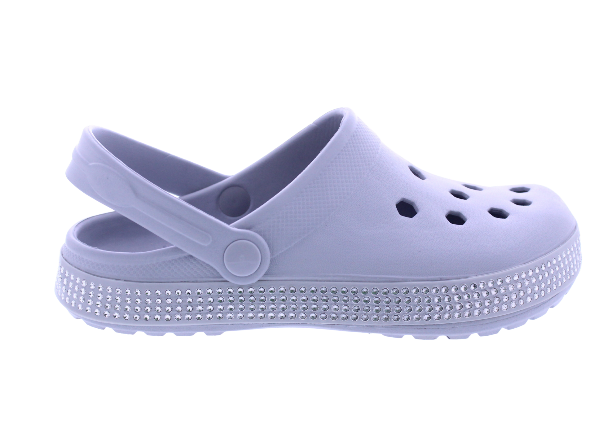 Women Clog with Rhinestone Band