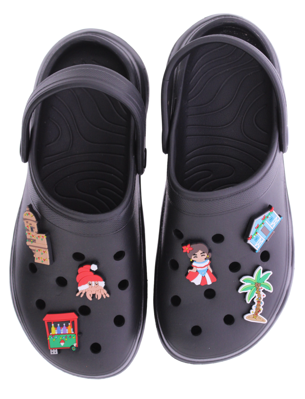 Women Puerto Rico Christmas Charm Clog