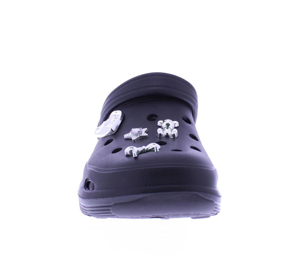 Women Clog with Metal Charms