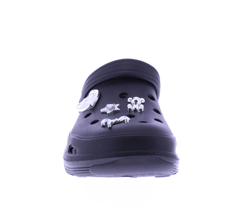 Women Clog with Metal Charms