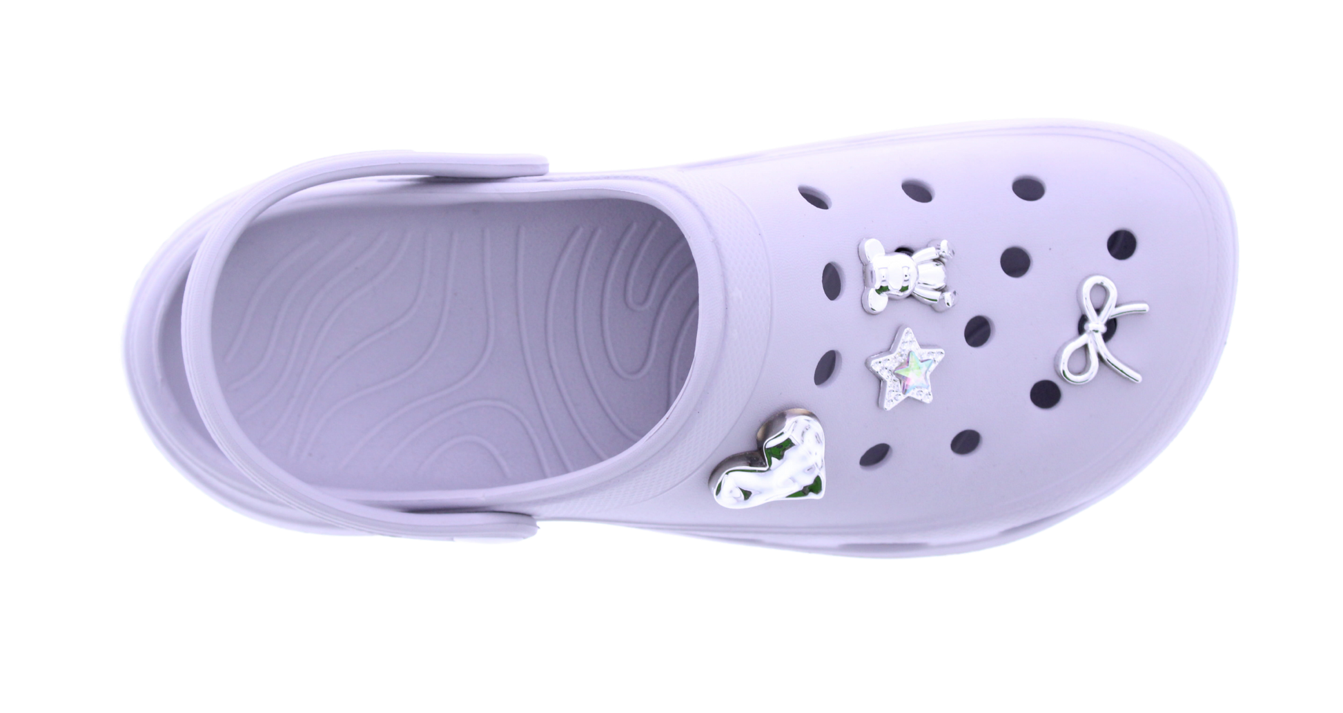 Women Clog with Metal Charms