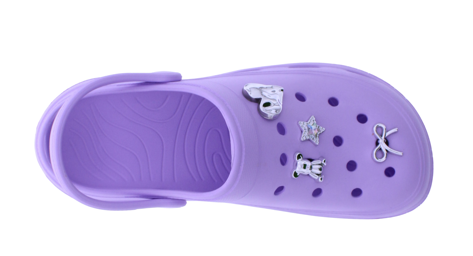 Women Clog with Metal Charms