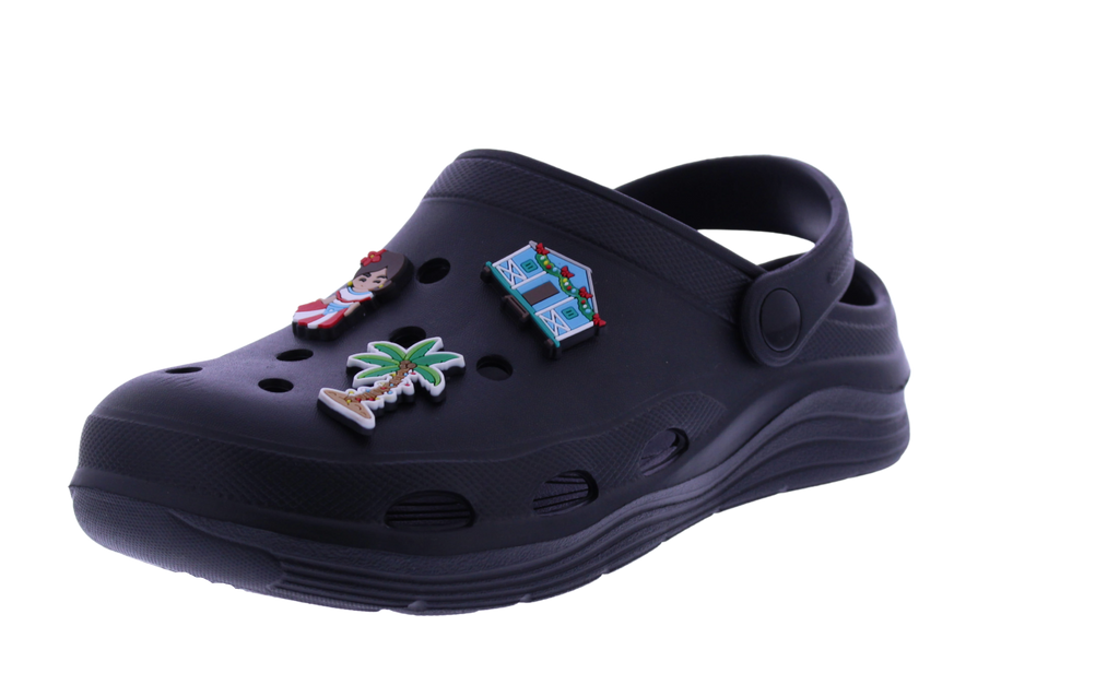 Women Clog with Puerto Rico Charms