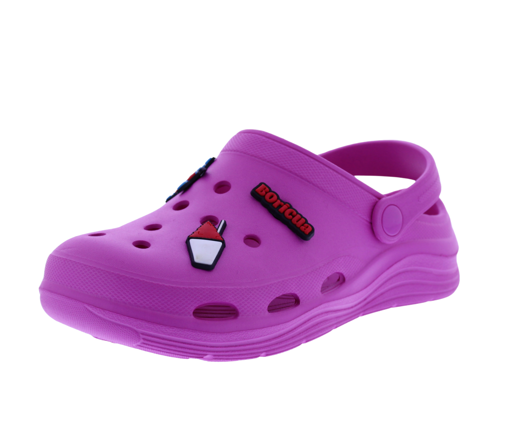 Women Clog with Puerto Rico Charms