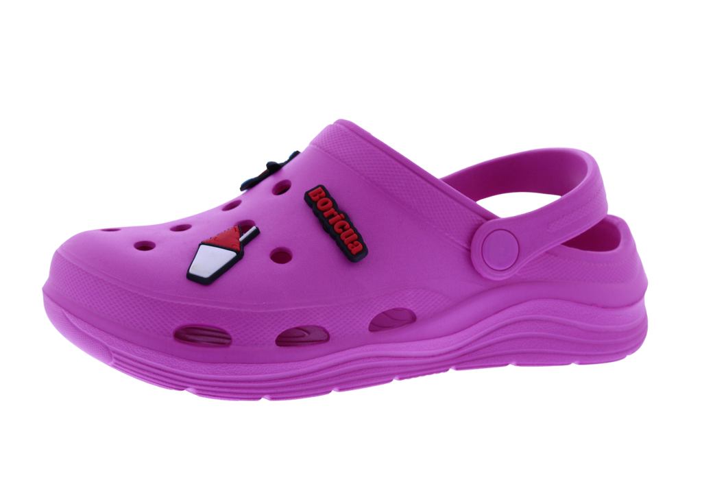 Women Clog with Puerto Rico Charms