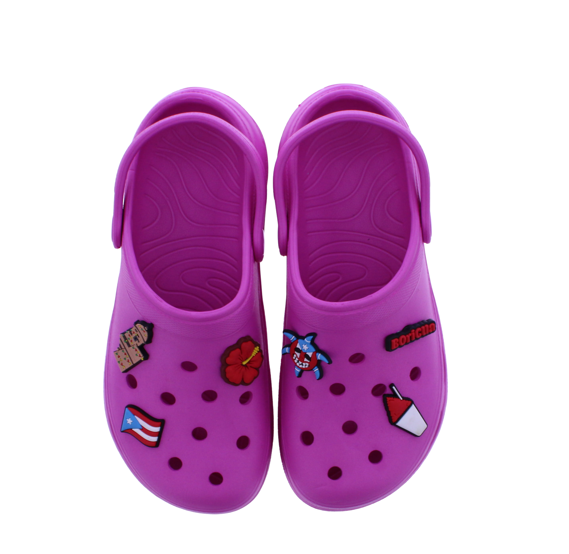 Women Clog with Puerto Rico Charms