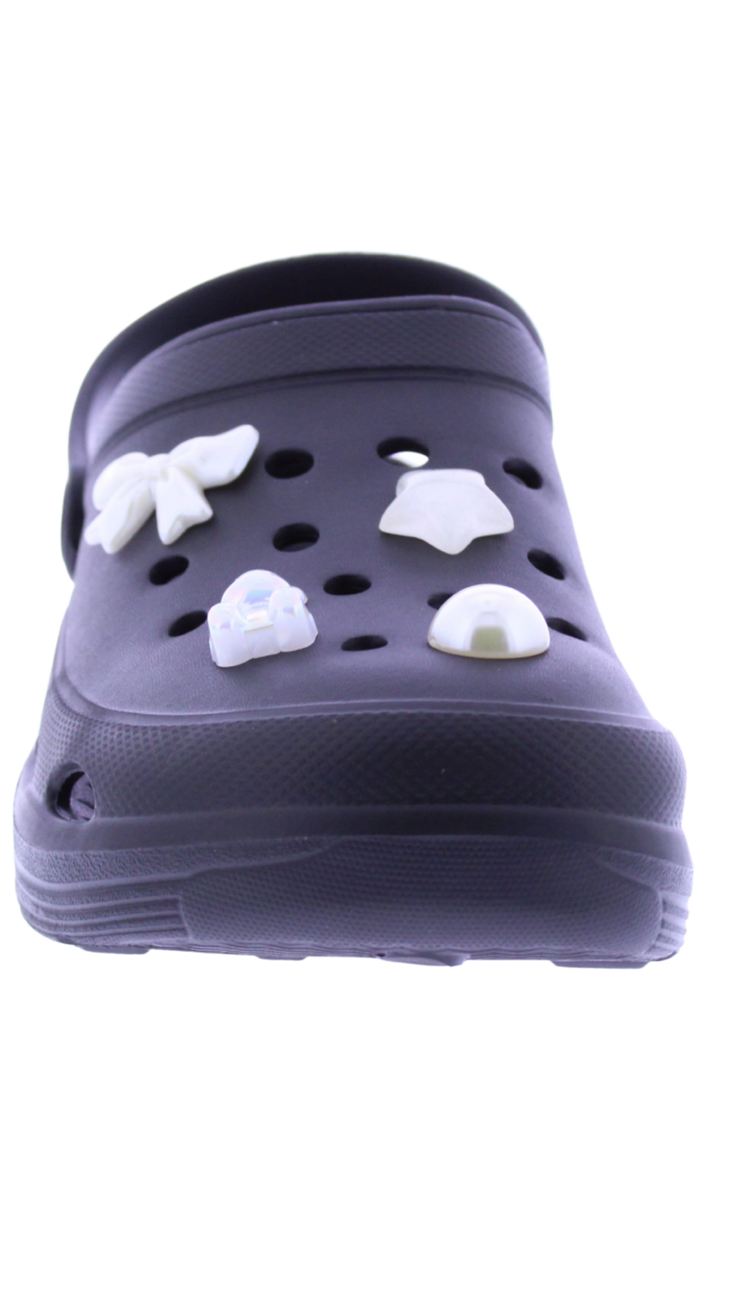 Women Clog with Chrome Charms