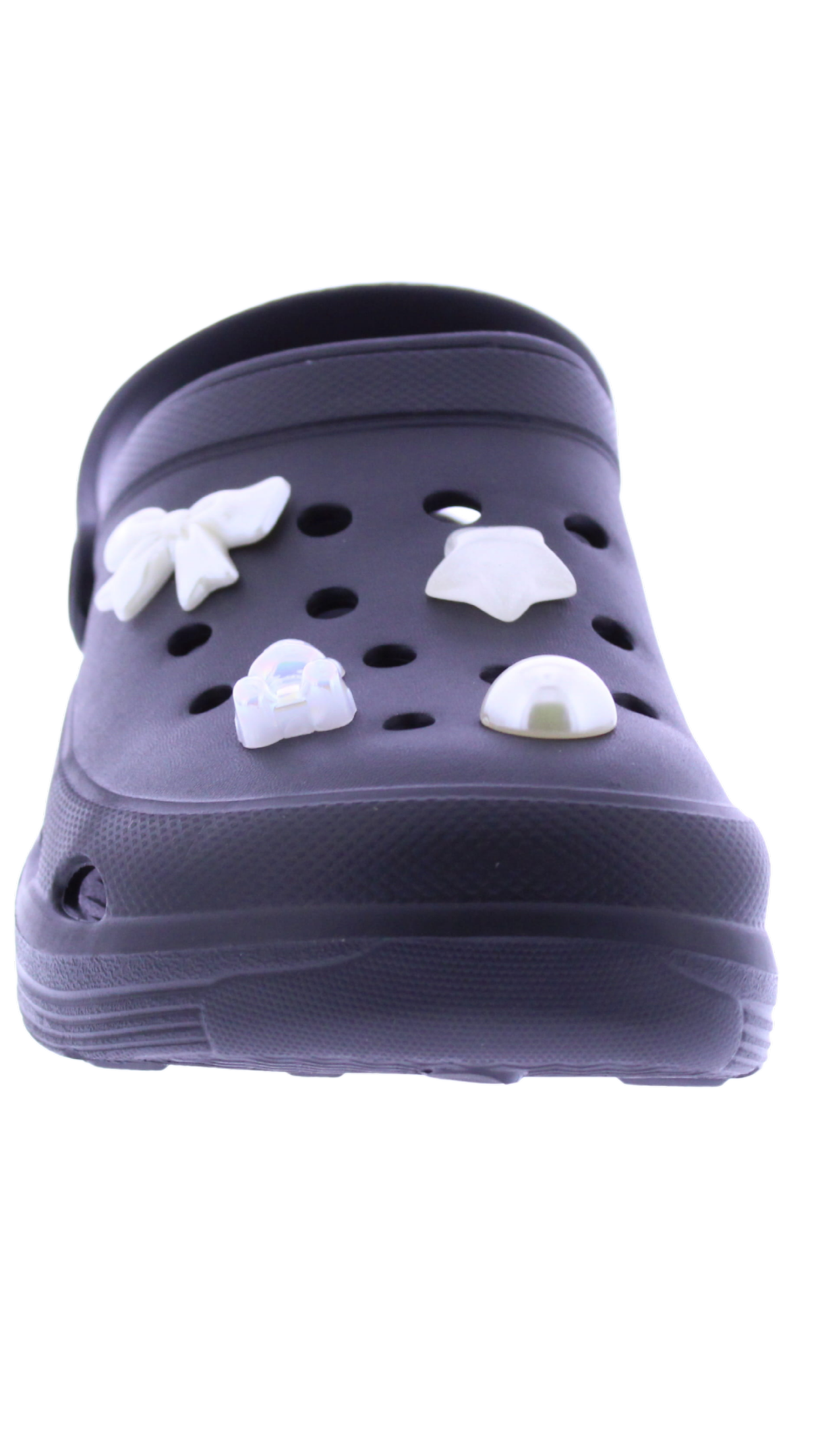 Women Clog with Chrome Charms