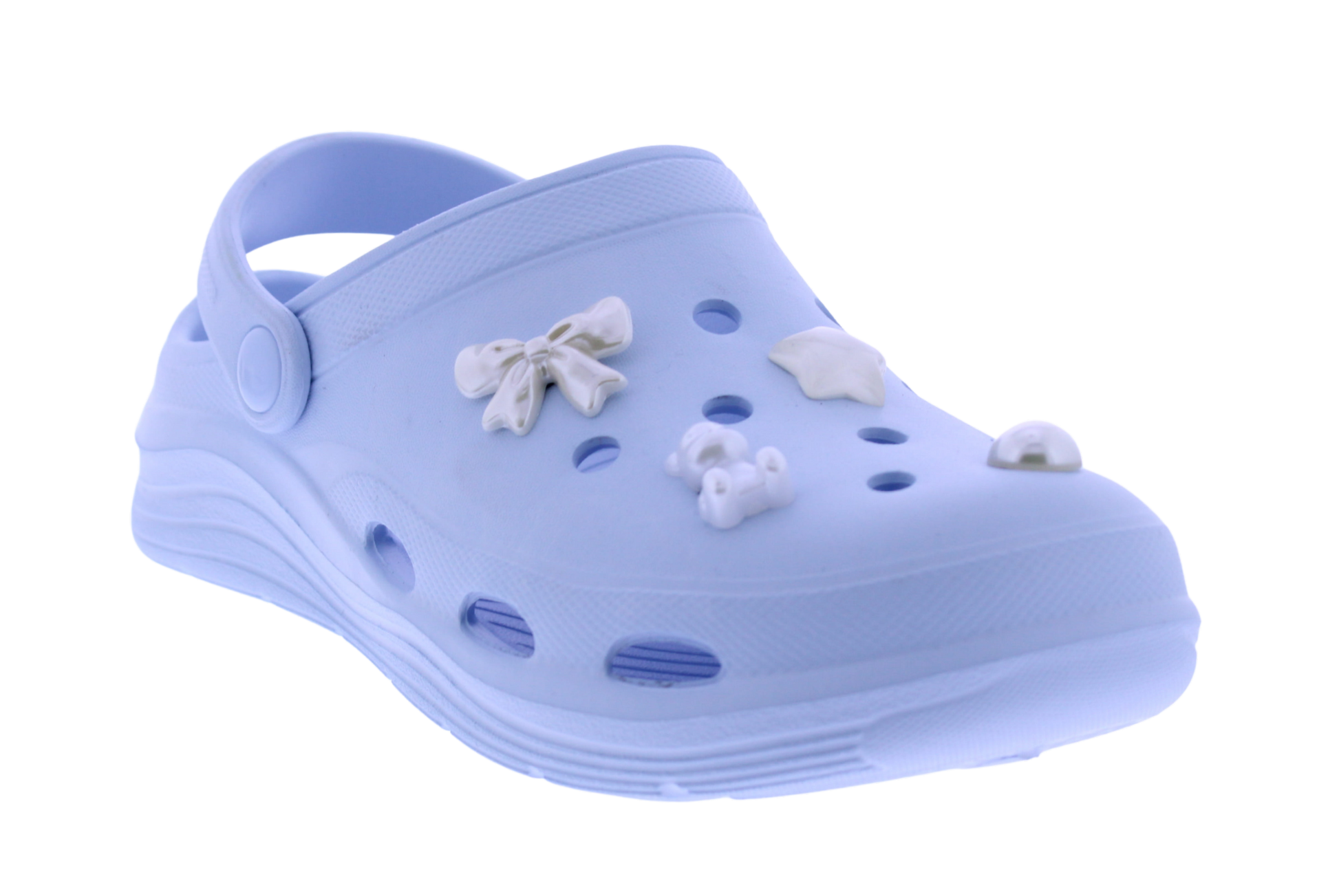 Women Clog with Chrome Charms