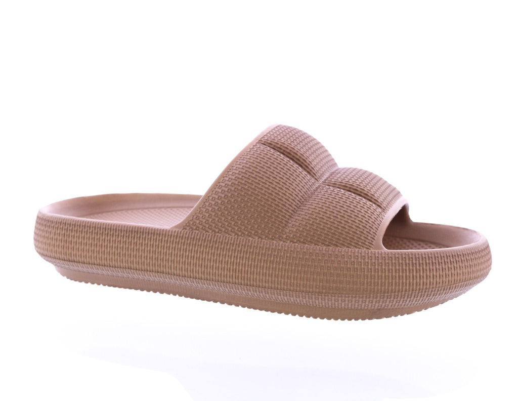 Women Quilted Slide