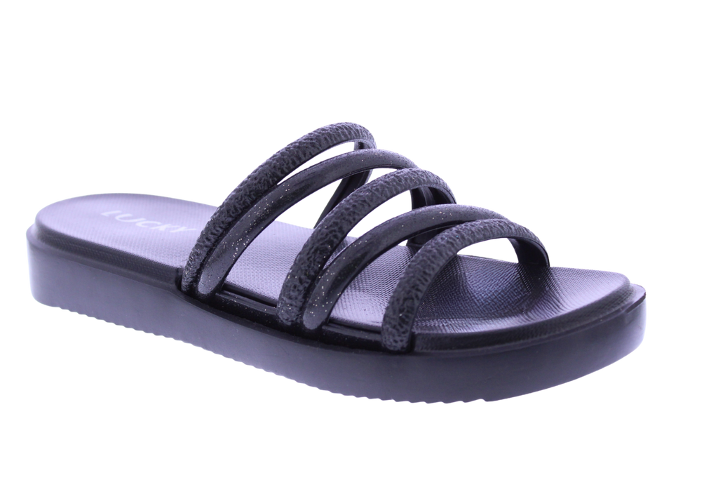 Women Glitter Slip On Flatform