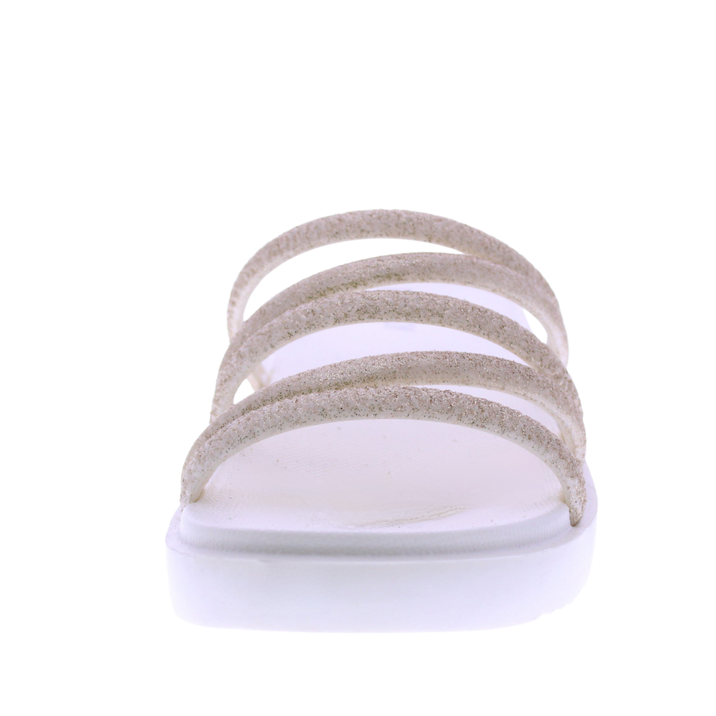 Women Glitter Slip On Flatform