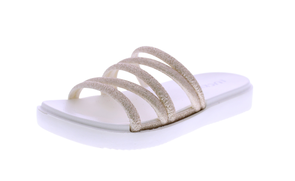 Women Glitter Slip On Flatform