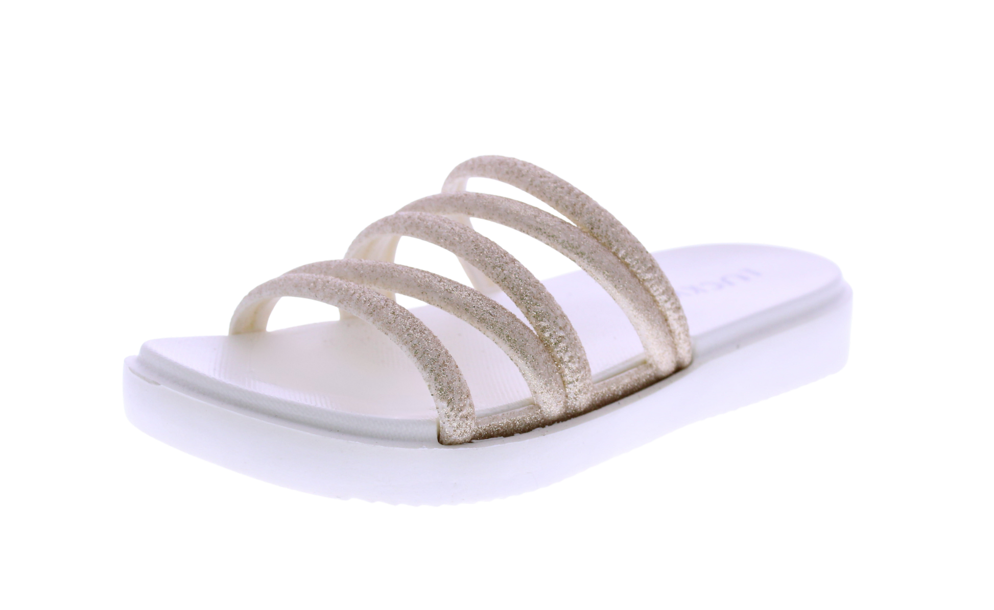 Women Glitter Slip On Flatform