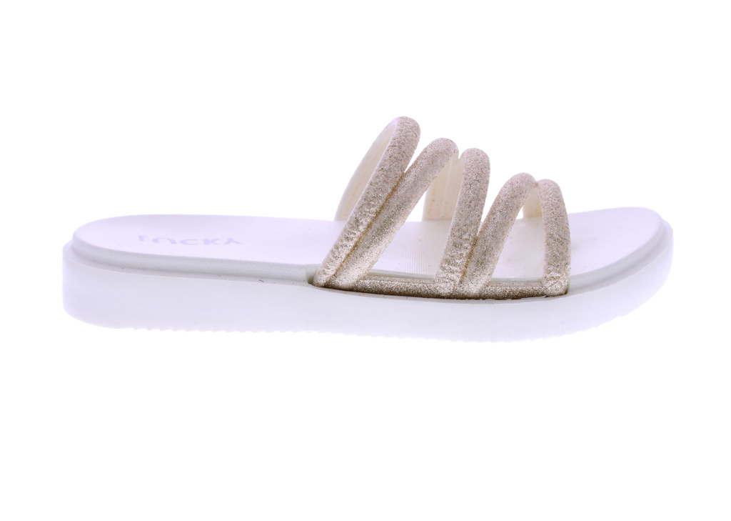 Women Glitter Slip On Flatform