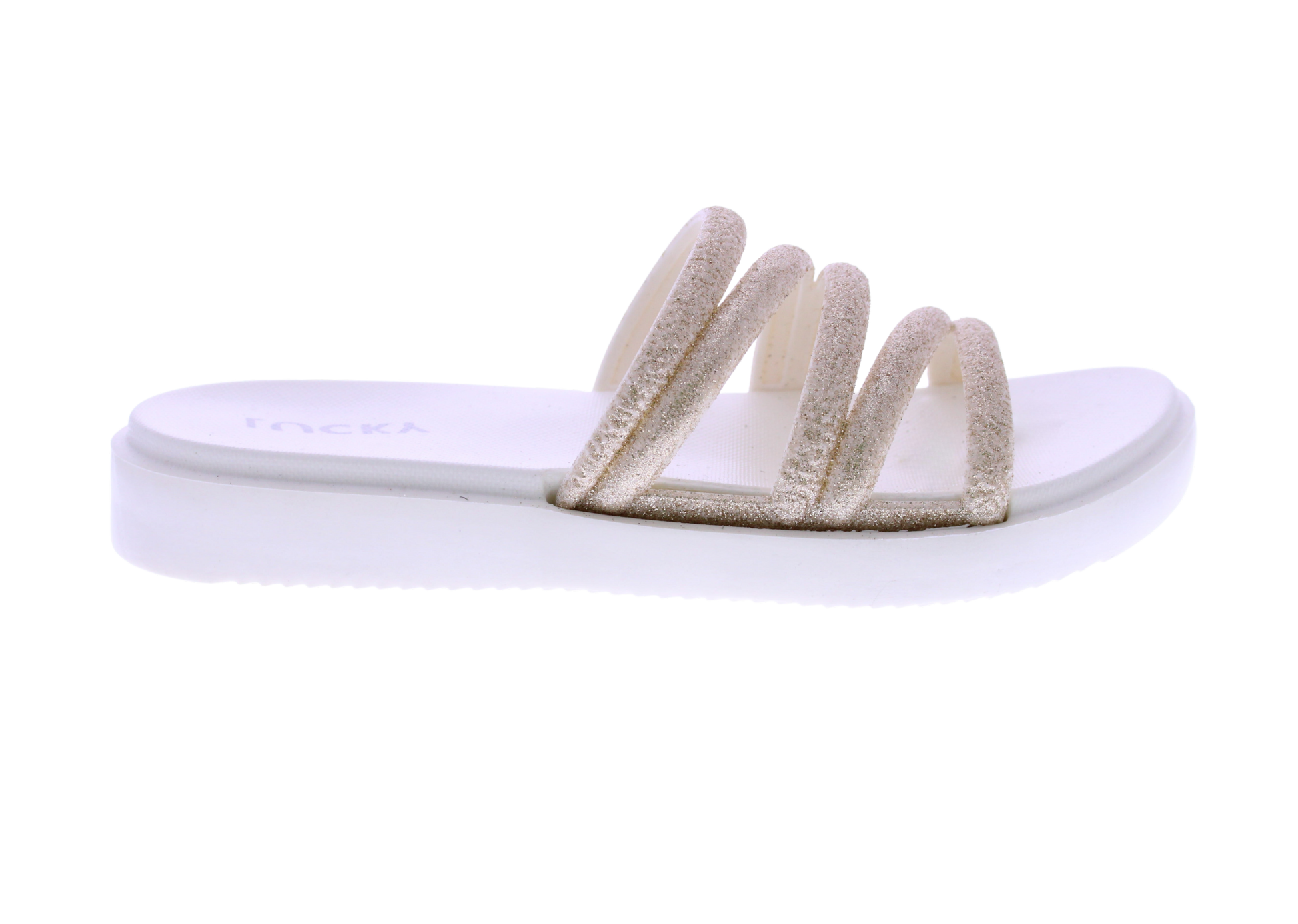 Women Glitter Slip On Flatform