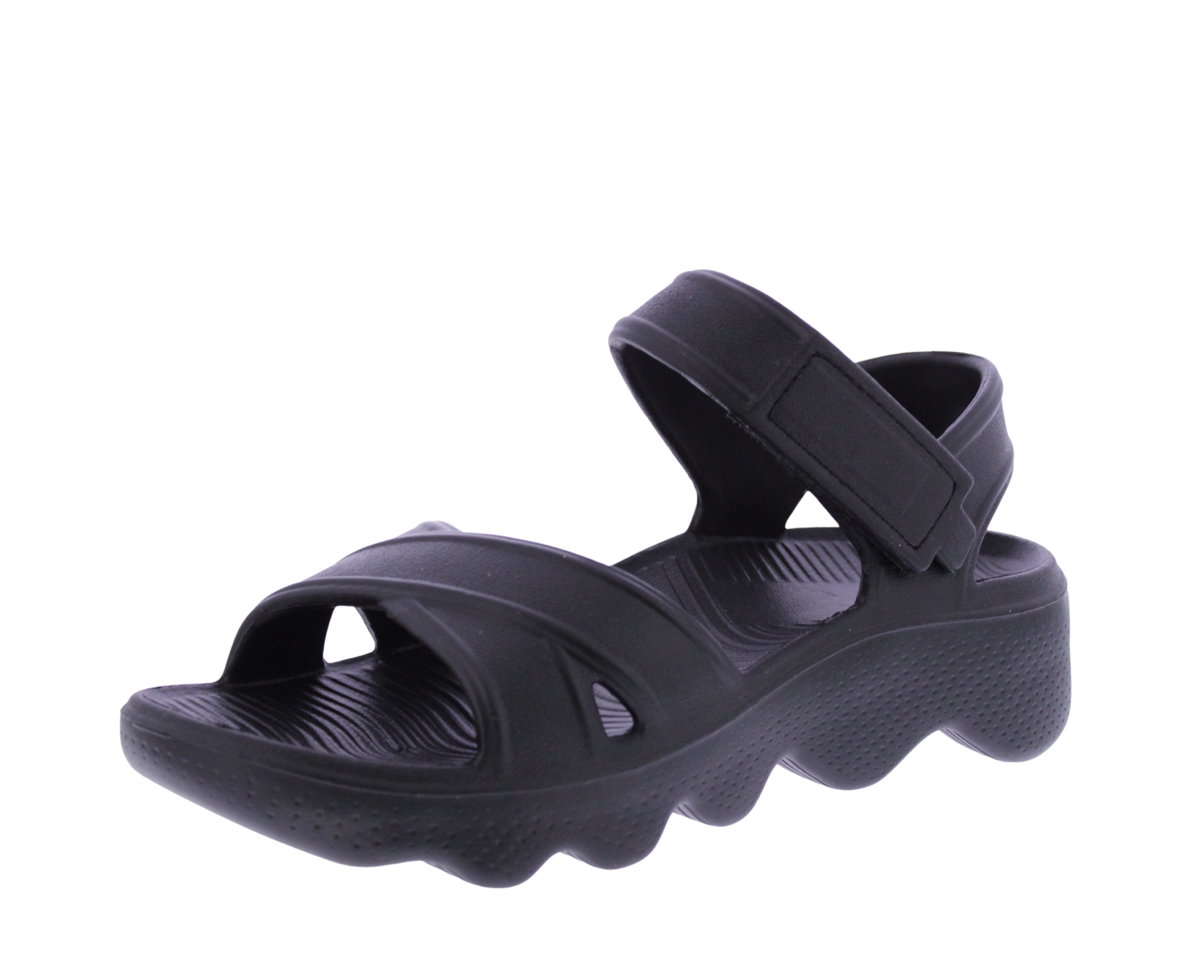 Women One Piece Velcro Sandal