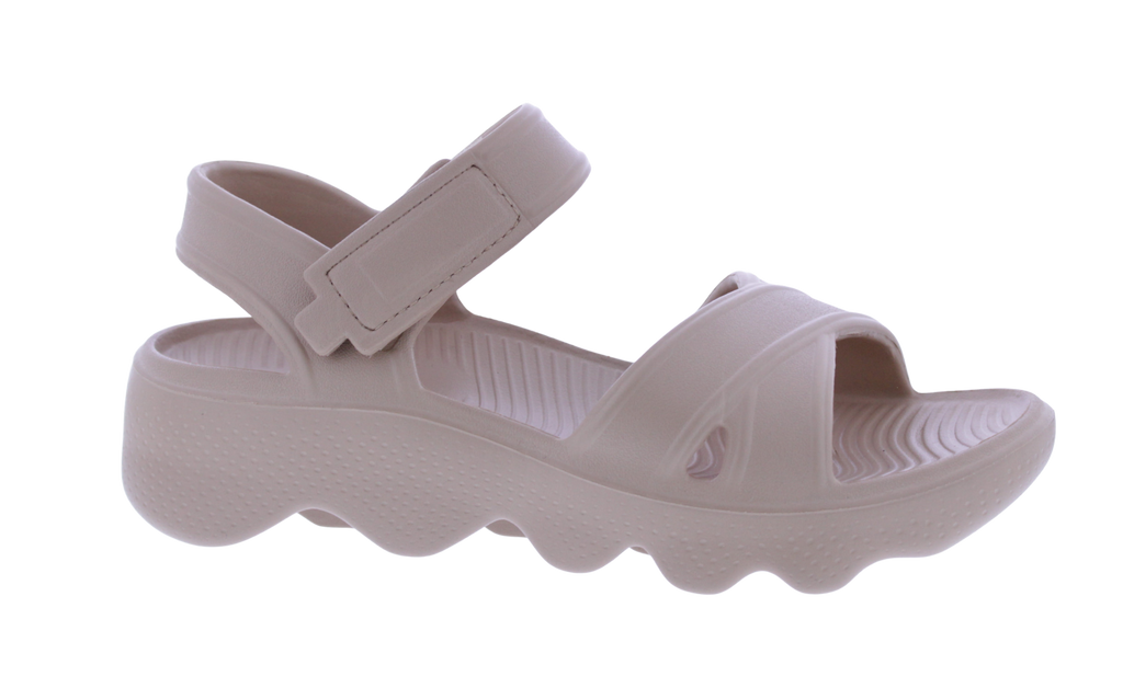 Women One Piece Velcro Sandal
