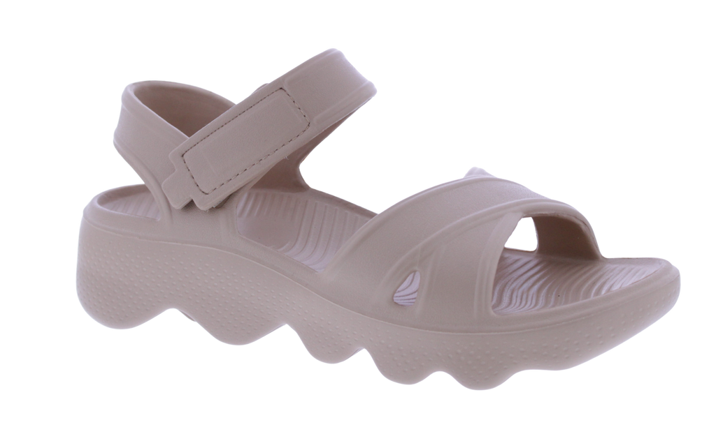 Women One Piece Velcro Sandal