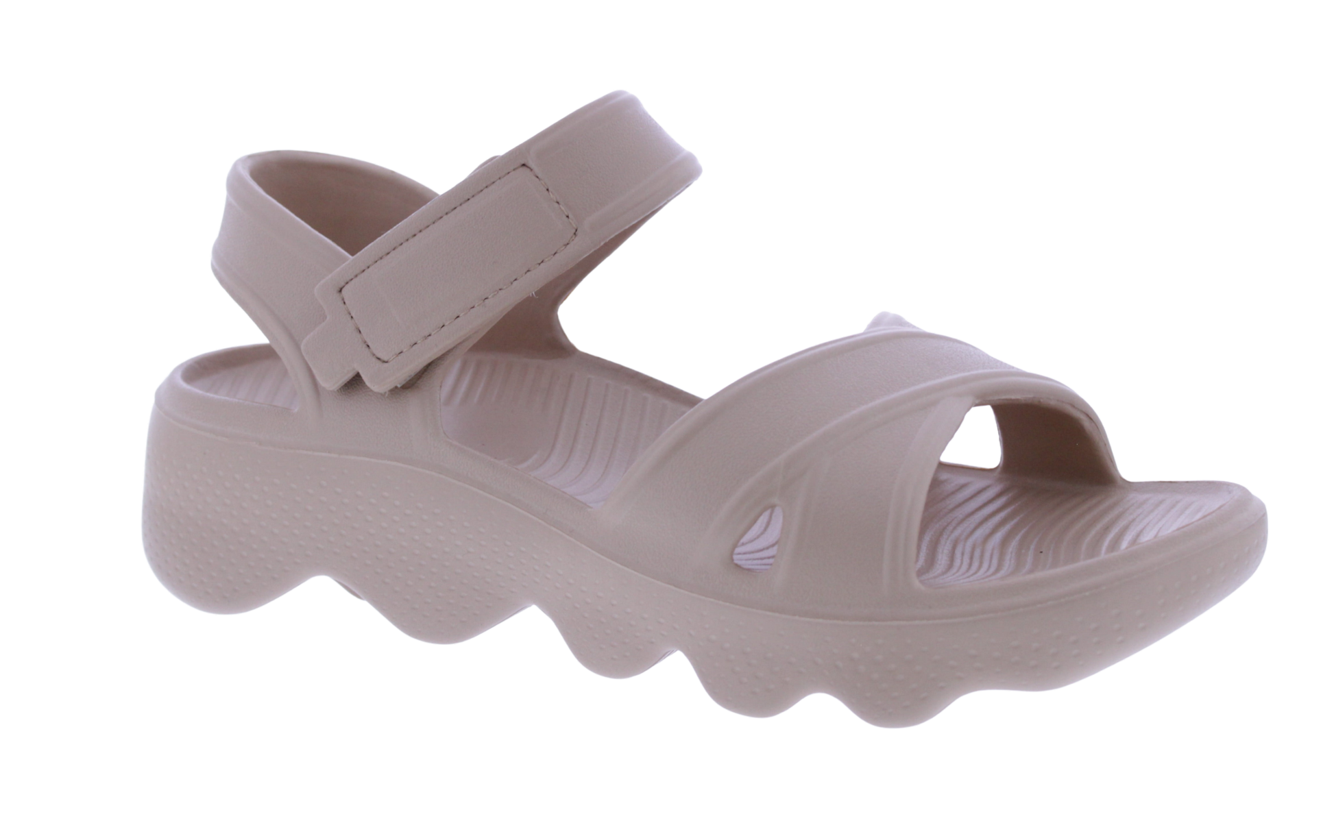 Women One Piece Velcro Sandal
