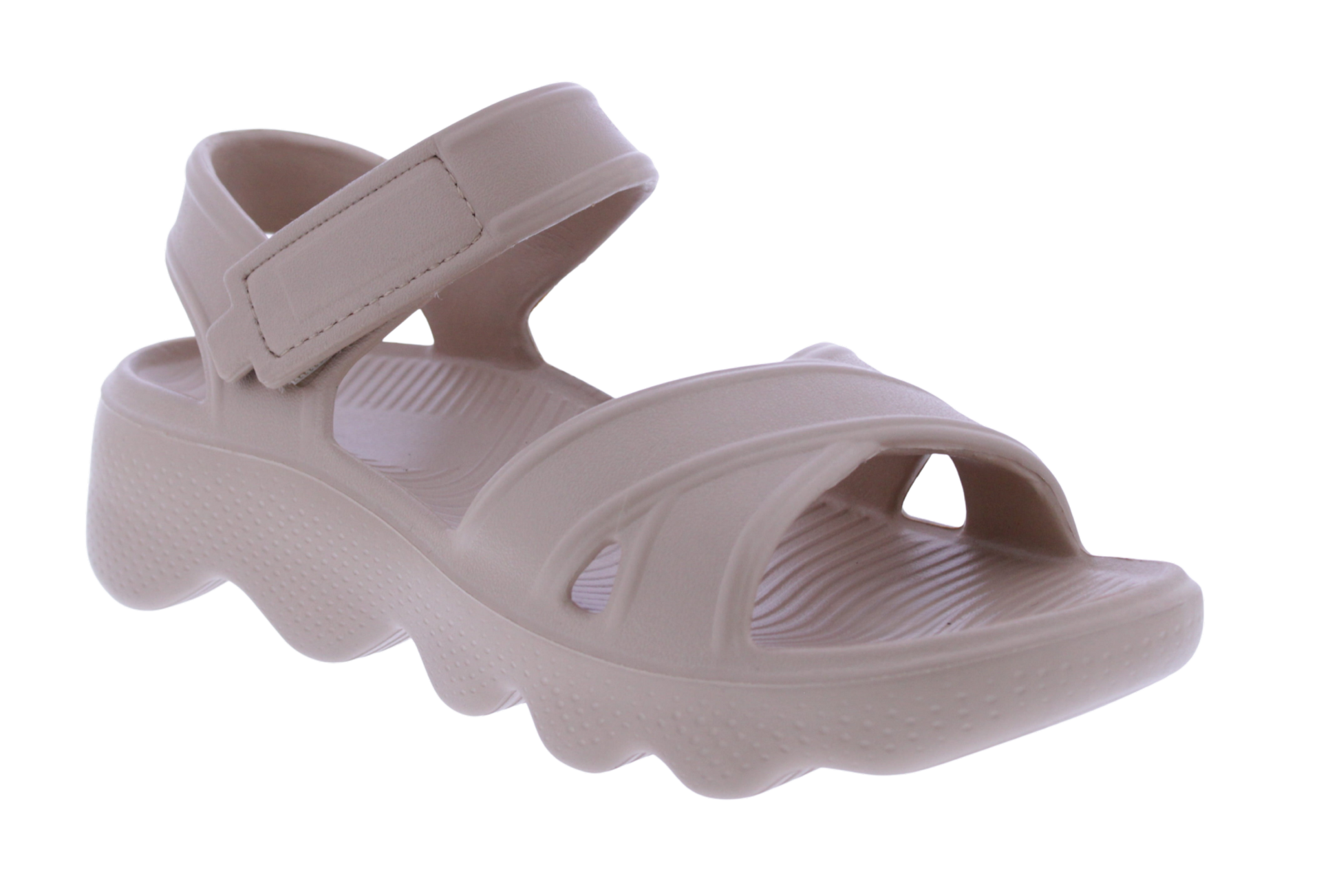 Women One Piece Velcro Sandal