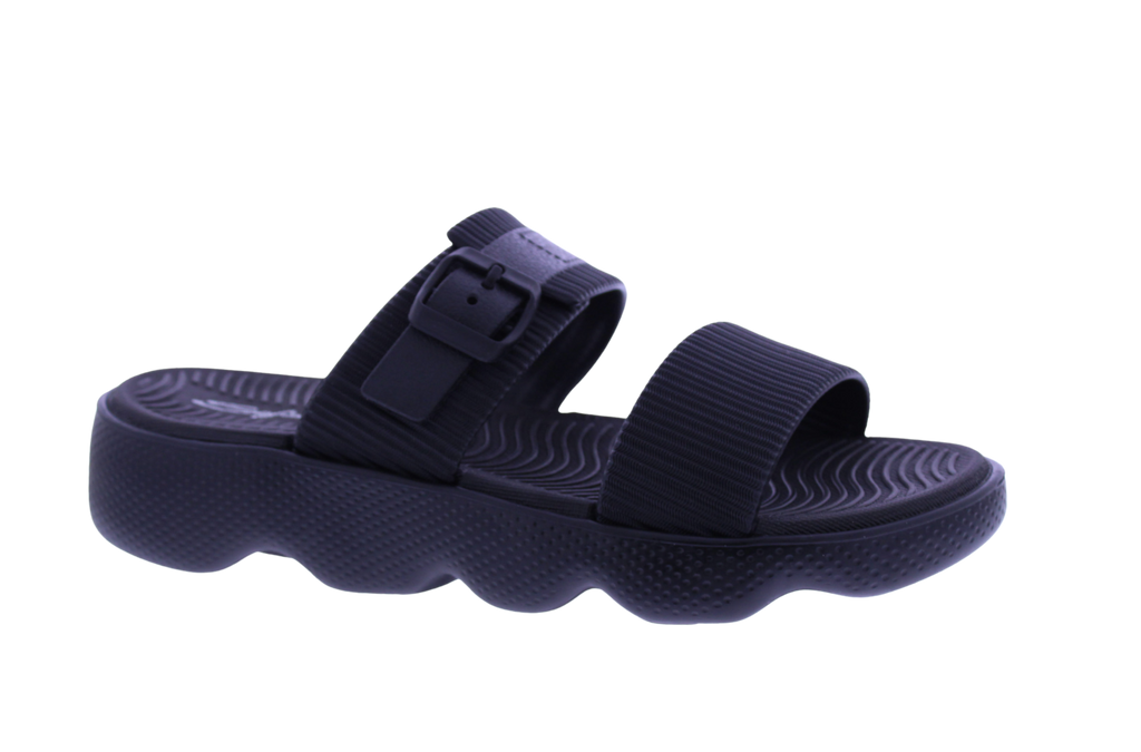 Women Double Strap Slide