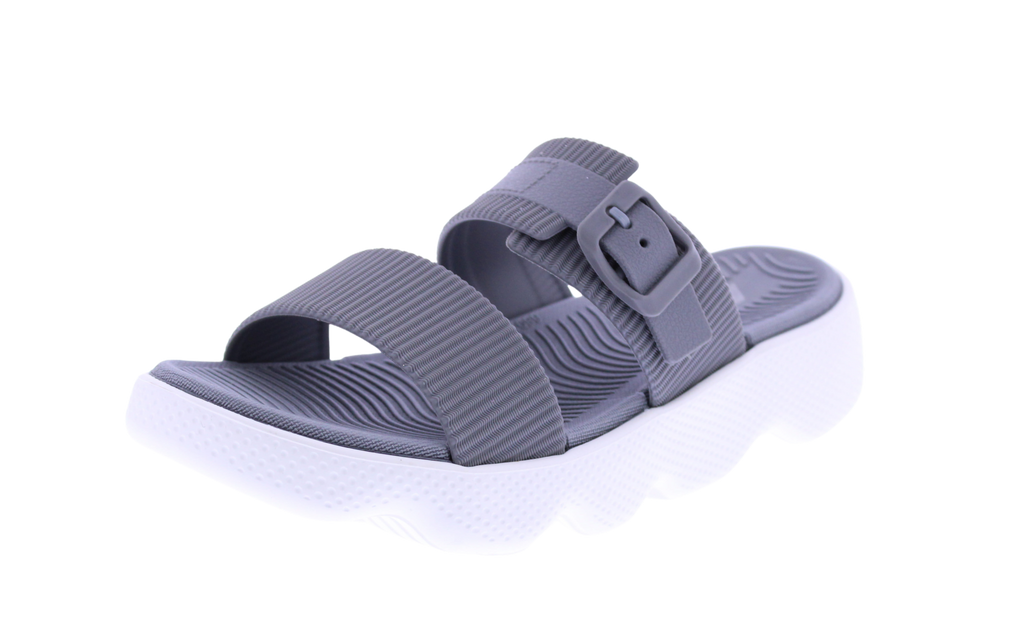Women Double Strap Slide