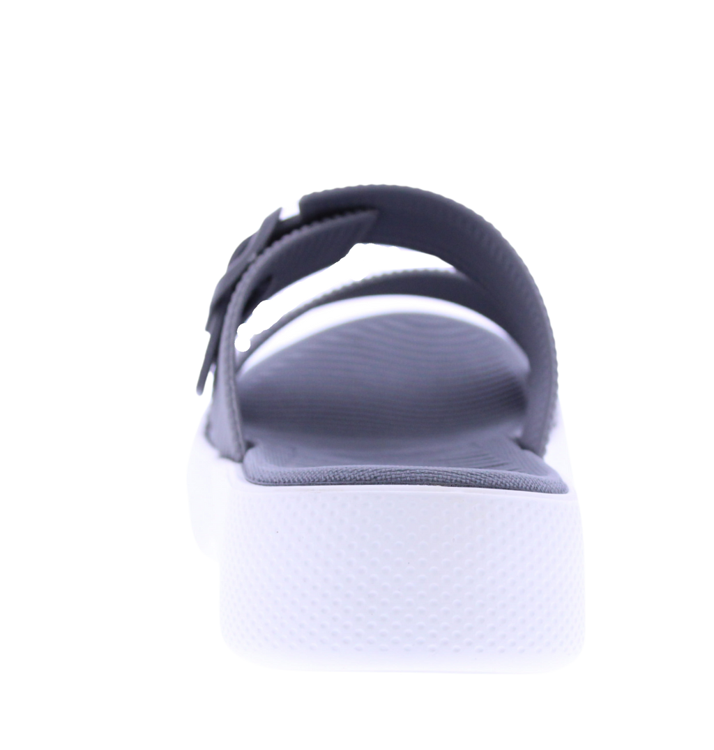 Women Double Strap Slide