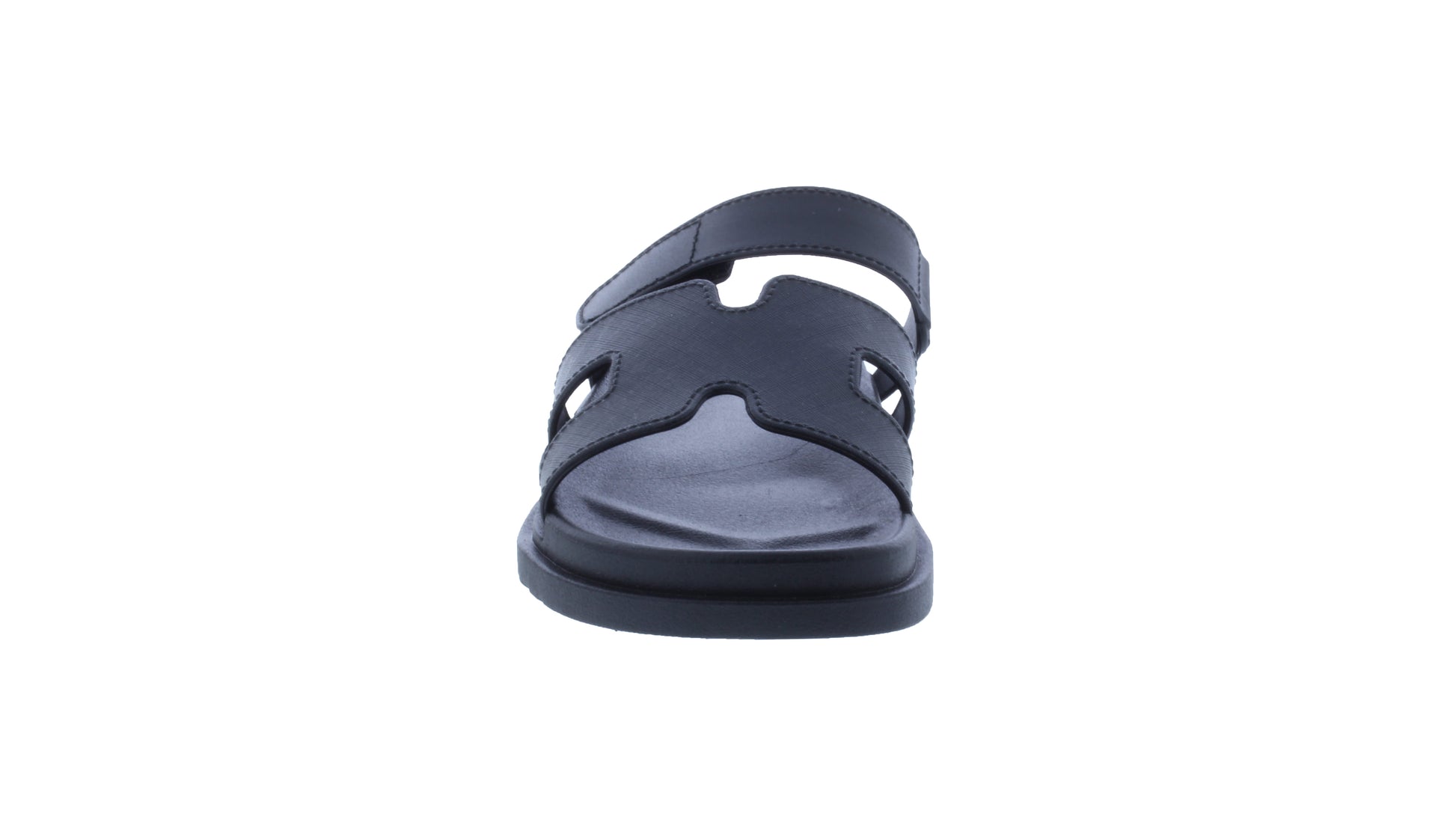 Women Velcro Double Strap Slide