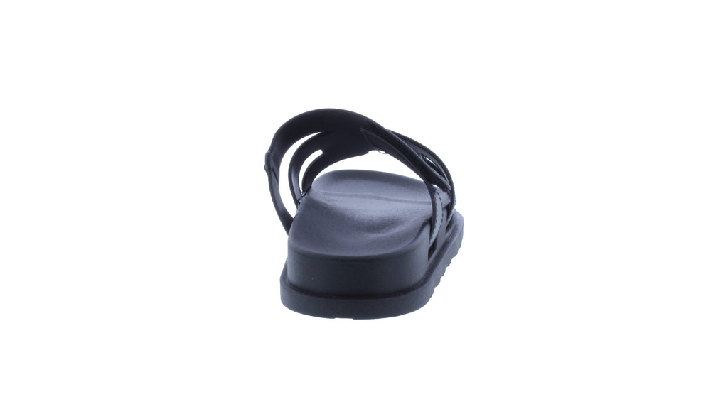 Women Velcro Double Strap Slide