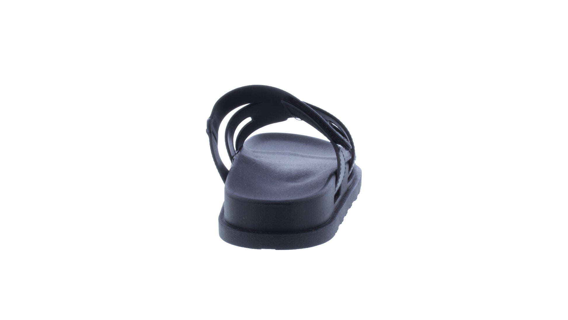 Women Velcro Double Strap Slide