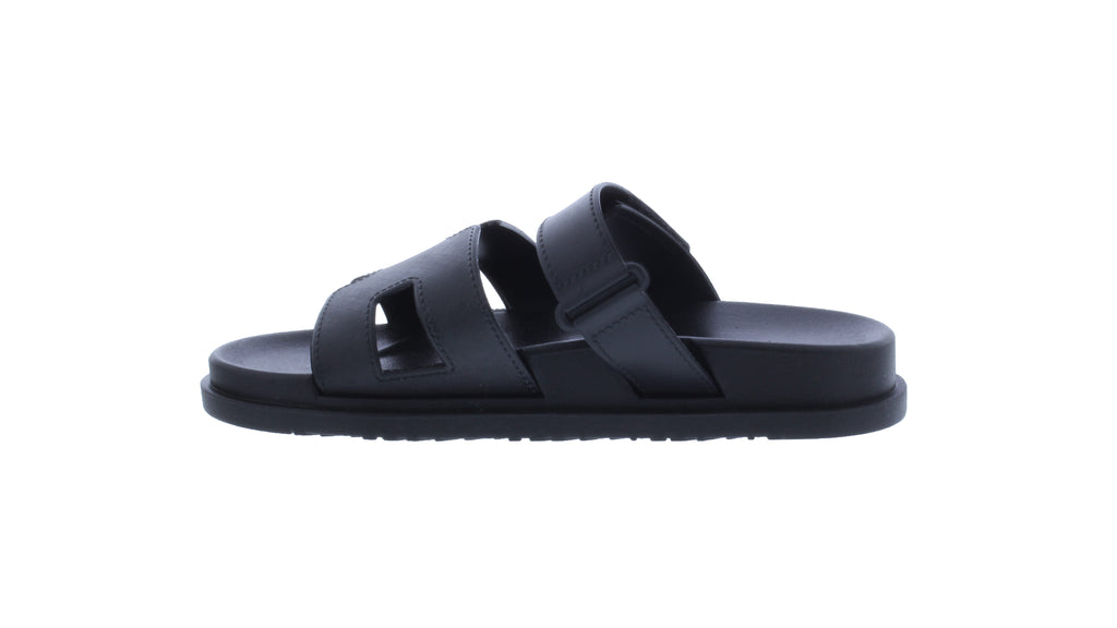 Women Velcro Double Strap Slide