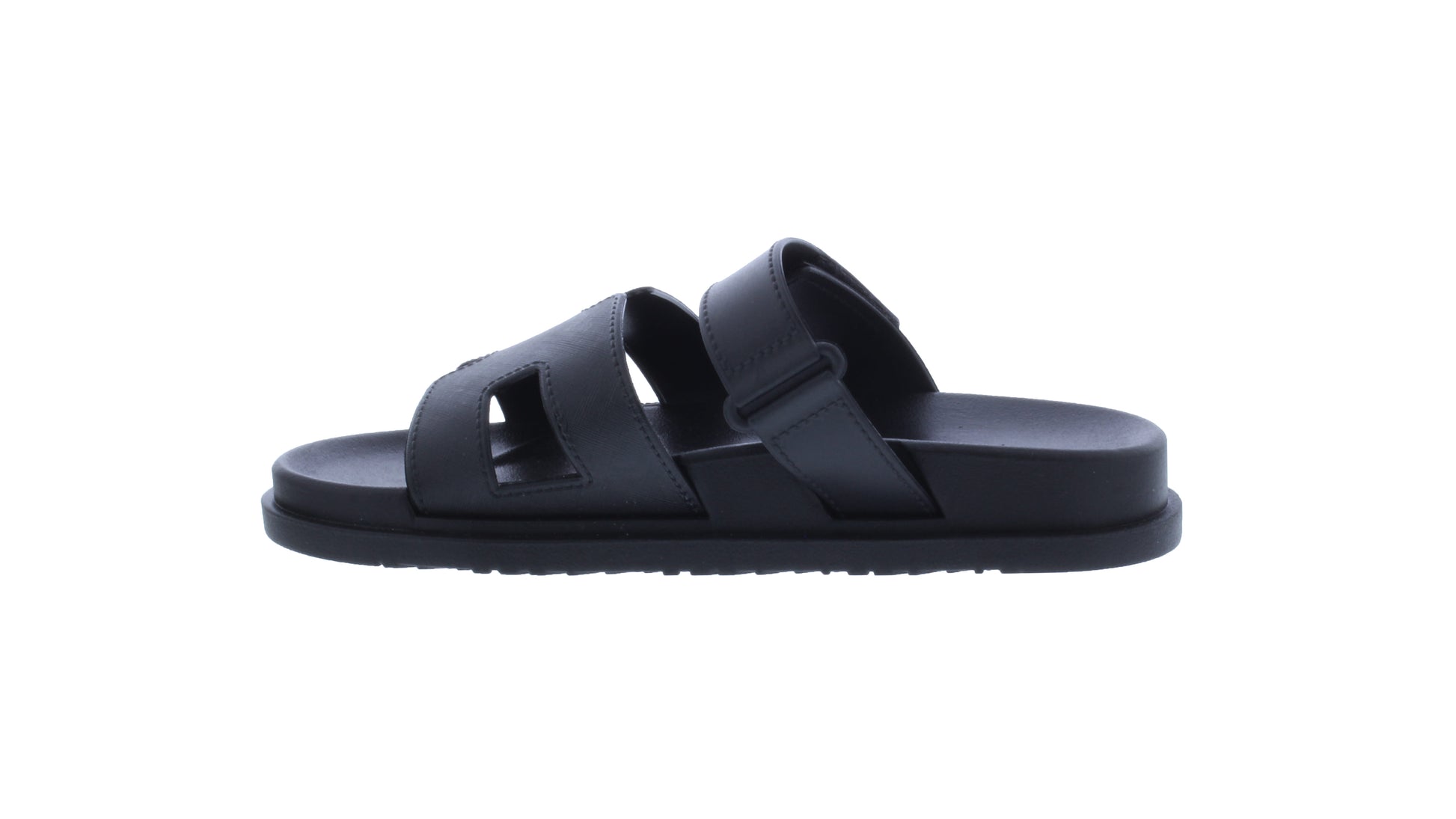Women Velcro Double Strap Slide